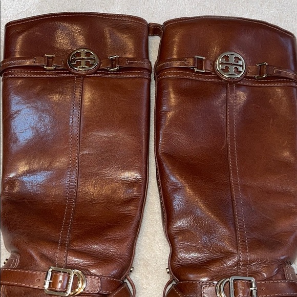 Tory Burch Riding Boots - Cognac Brown size 7 - Picture 2 of 7
